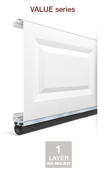 1 layer Clopay Construction VALUE series door panel