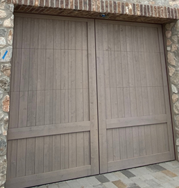 wood carriage door designs